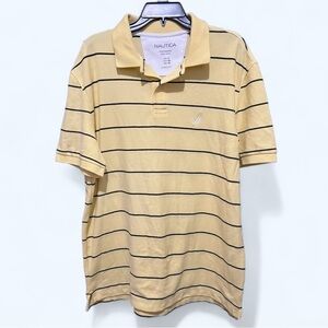 Nautica EUC Yellow & Black Men’s Polo Shirt